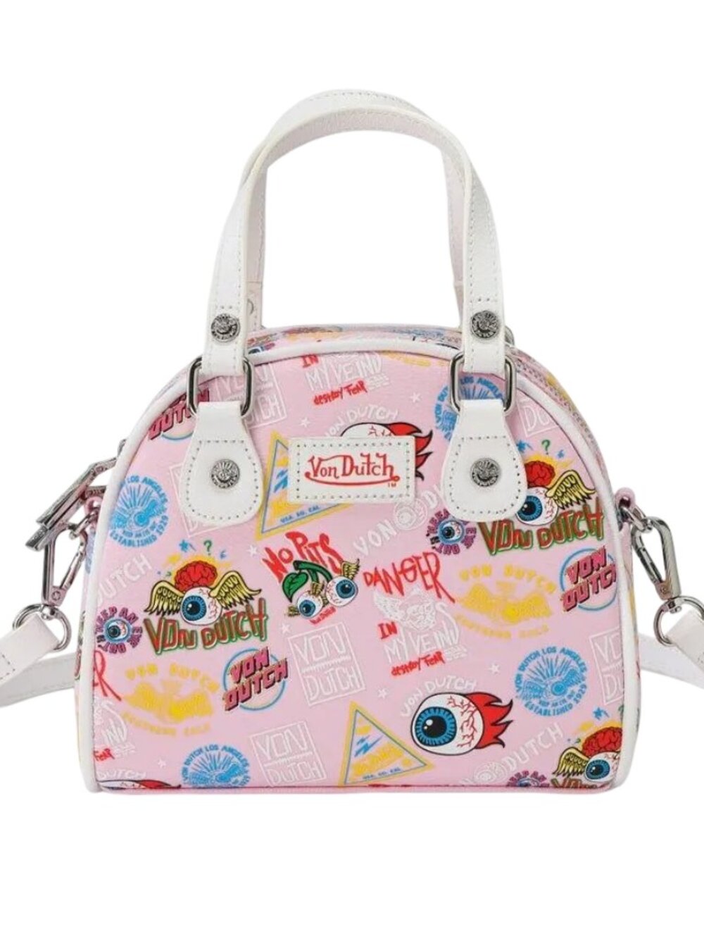Von Dutch Jax Bowling Bag Purse